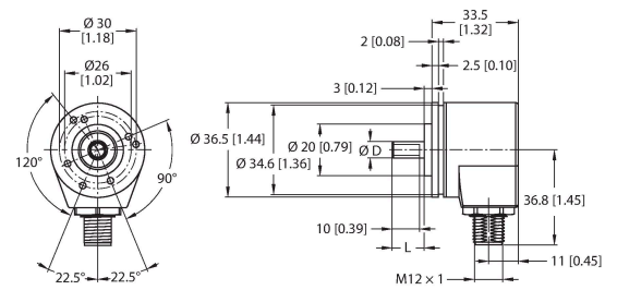 Turck RI-04QA0C Датчики положения (расстояния)