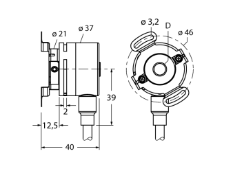 Turck RI-09H6E Датчики положения (расстояния)