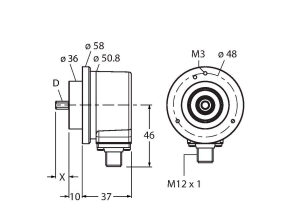 Turck RI-10S10R Датчики положения (расстояния)