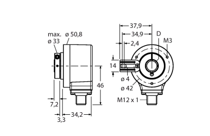 Turck RI-12HA3T Датчики положения (расстояния)