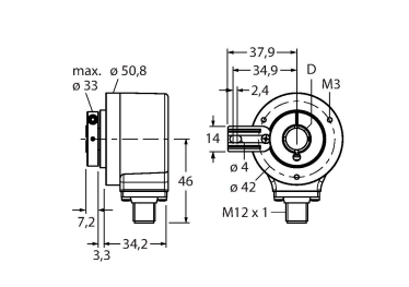 Turck RI-12HA4T Датчики положения (расстояния)