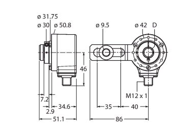 Turck RI-12I8S1 Датчики положения (расстояния)