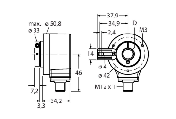 Turck RI-12I12T Датчики положения (расстояния)