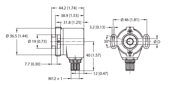 Turck RI-12IA0E Датчики положения (расстояния)