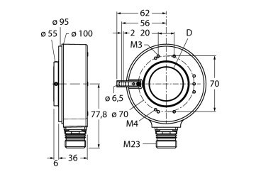 Turck RI-42H30S4 Датчики положения (расстояния)