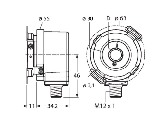 Turck RI-43HA7S8 Датчики положения (расстояния)