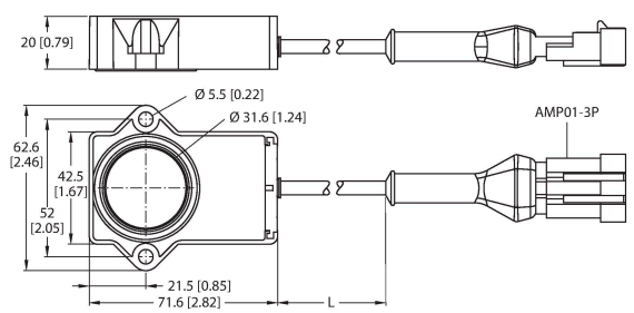 Turck RI-60P1QR20 Датчики положения (расстояния)