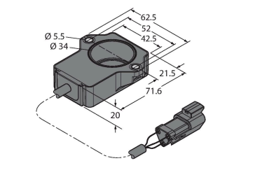 Turck RI-90P1QR20 Датчики положения (расстояния)