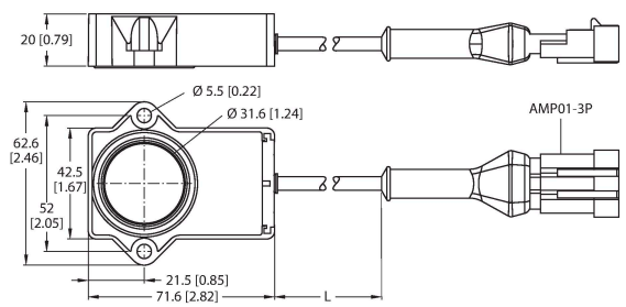 Turck RI-90P2QR20 Датчики положения (расстояния)