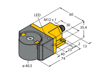 Turck RI-360P1DSU35 Датчики положения (расстояния)