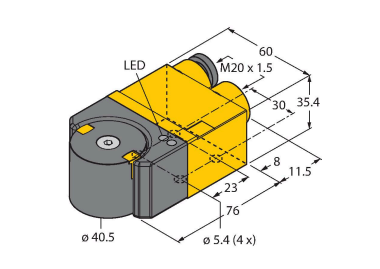 Turck RI-360P1DSU35TC Датчики положения (расстояния)