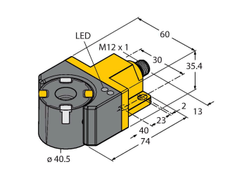 Turck RI-360P4DSU35 Датчики положения (расстояния)