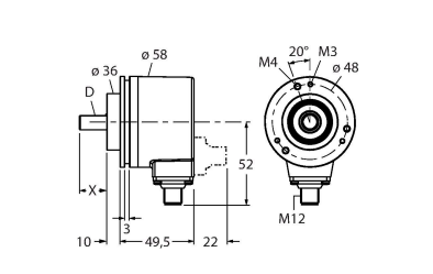 Turck RM-28S10C Датчики положения (расстояния)