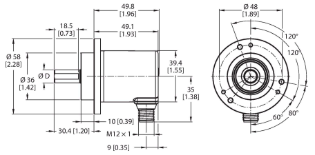 Turck RM-29T10C Датчики положения (расстояния)