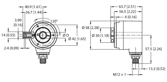 Turck RM-35HA1T Датчики положения (расстояния)