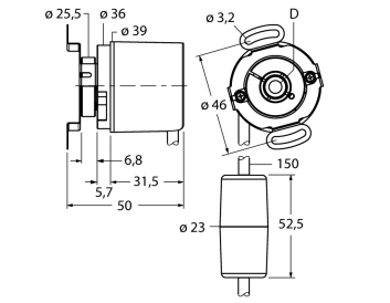 Turck RM-50B6T1 Датчики положения (расстояния)