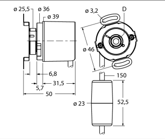 Turck RM-50B10E Датчики положения (расстояния)