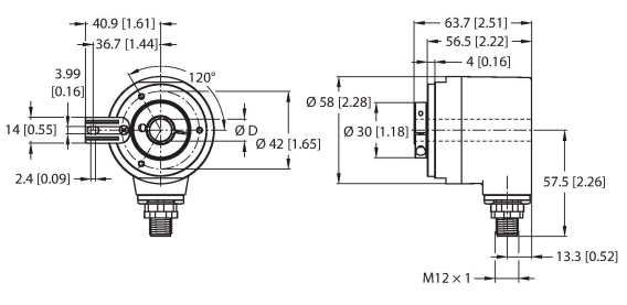 Turck RM-104H12T Датчики положения (расстояния)