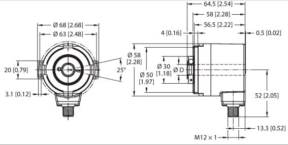 Turck RM-106B12E Датчики положения (расстояния)