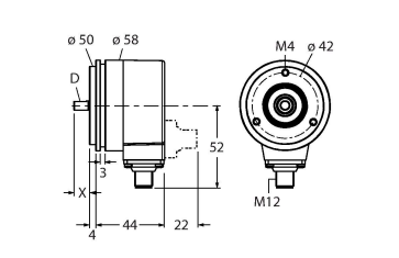 Turck RS-24S10C Датчики положения (расстояния)