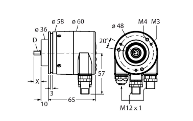 Turck RS-25S6C Датчики положения (расстояния)