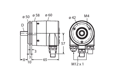 Turck RS-25S6S Датчики положения (расстояния)