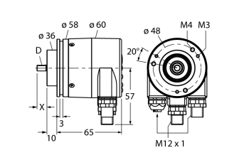 Turck RS-25S10C Датчики положения (расстояния)