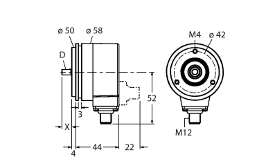 Turck RS-44S10C Датчики положения (расстояния)