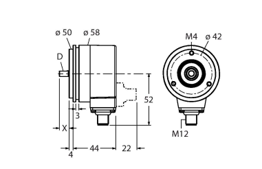 Turck RS-48B10T Датчики положения (расстояния)