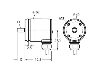 Turck RS-54S6S Датчики положения (расстояния)