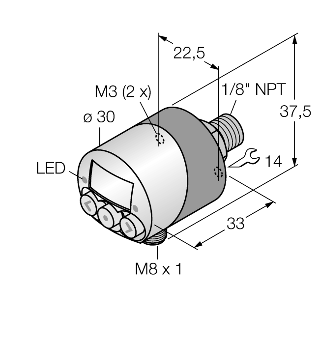 Turck PK01VR-N14AL Датчики положения (расстояния)