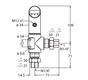 Turck PS001D-502L Датчики положения (расстояния)