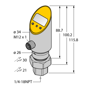 Turck PS001V-502 Датчики оптические