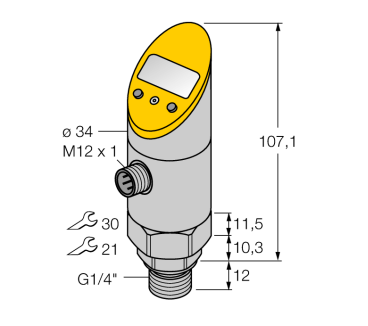 Turck PS025V-504 Датчики положения (расстояния)