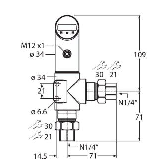 Turck PS040D-502L Датчики положения (расстояния)