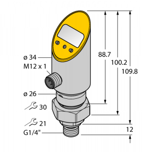 Turck PS100R-504 Датчики положения (расстояния)