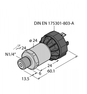 Датчик преобразователь давления TURCK PT6R-1003 Датчики оптические