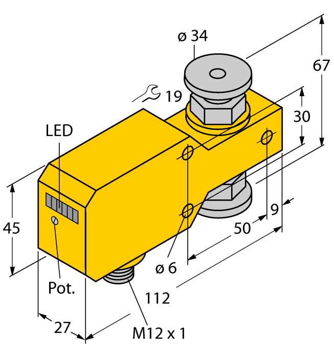 Turck FCI-34D10A4P Датчики магнитного поля (Холла)