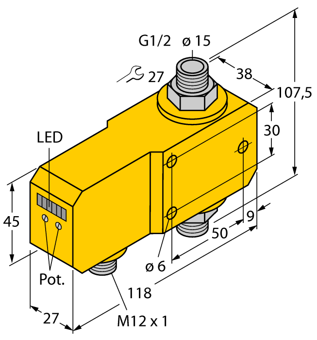 Turck FCI-D15A4P Датчики магнитного поля (Холла)