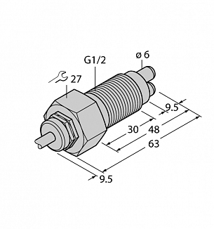 Turck FCS-GL1/2A2 Датчики оптические