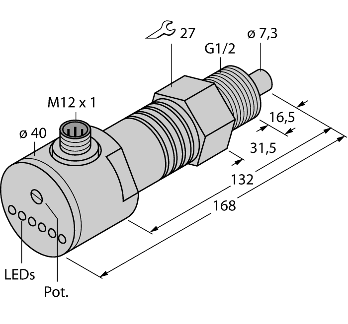 Turck FCS-GL1/2A4 Датчики оптические