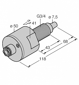 Turck FCS-GL3/4A4 Датчики оптические