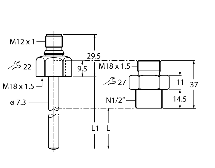 Turck FP100-300L Датчики магнитного поля (Холла)