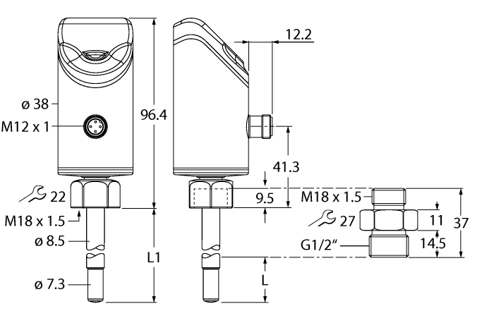 Turck FS100-300L Датчики оптические