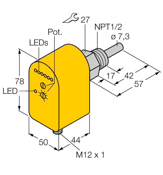 Turck FTCS-N1/2A4P Датчики оптические