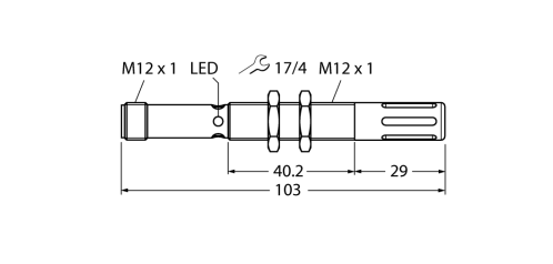 Turck Banner M12FT3Q Датчики оптические