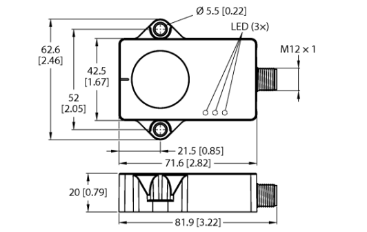 Turck CMVT-QR20 Датчики оптические