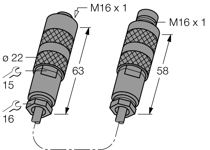 Turck ADAPTER CABLE RING Разветвители питания, переходники, адаптеры