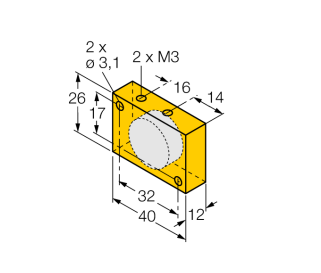 Магнит постоянный TURCK DM-Q12 Датчики магнитного поля (Холла)