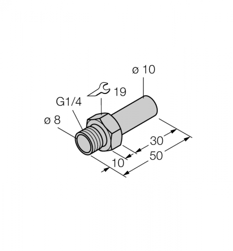 Turck FTCI-G1/4A4 Разветвители питания, переходники, адаптеры